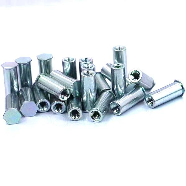 Thru-Hole Threaded Stangoffs Hexagon Head Solid Rivets For Communal Facilities