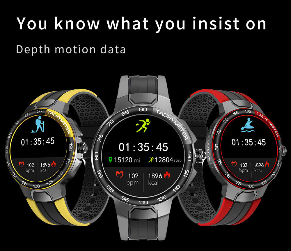 Full Touch Smart Wearable Device Android Smartwatch Sleeping Blood Oxygen Monitoring