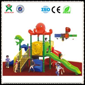Wholesale Children's Outdoor Playground Equipment Cheap Outdoor Playground Set QX-055C from china suppliers