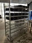 Plywood Danish Trolley Waterproof Strong High Load Bearing Hot Galvanizing