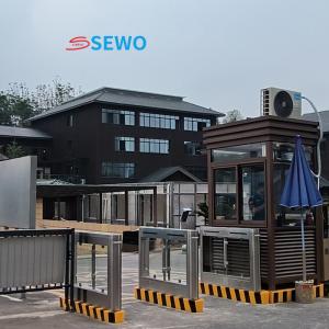 Wholesale AC220V Employee Entrance Turnstile Glass Swing Turnstile with 304 Stainless Steel from china suppliers