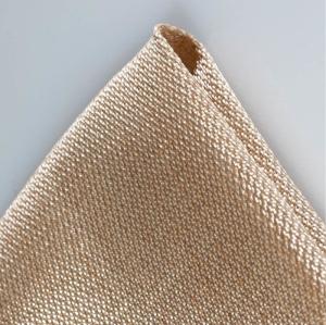Wholesale 1/3 Twill Weave Fiberglass Cloth , Golden Heat Treatment Fabric Roll HT3732 from china suppliers