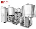 7000L Professional Brewing Equipment , Regional Beer Brewing Equipment