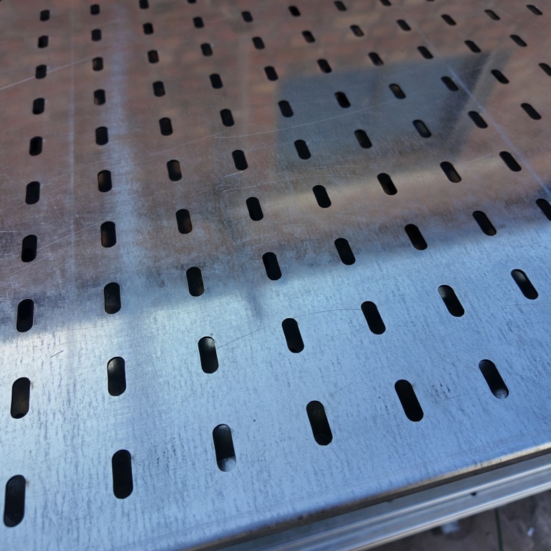 1mm Thick Stainless Steel Oblong Slotted Hole Perforated Sheet