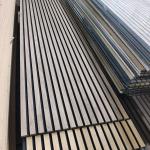 Wood Slatted Wall Acoustic Felt Panels For Interior Wall And Ceiling Decoration
