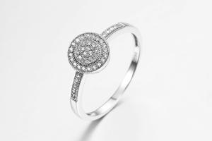 Wholesale 925 Sterling Silver CZ Cubic Zircon Rings Wedding Rings For Women from china suppliers