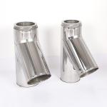 SUS304 Twistlock Double Wall Chimney Pipe by Rolling Welding Stamping