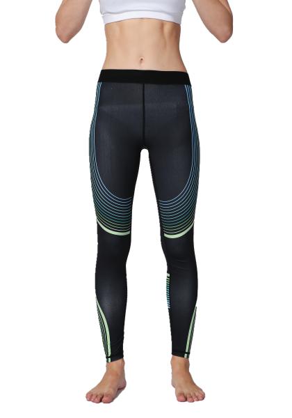 CPG Global Women's Seamless Gym Fitness Steamline Black Sport Pants Yoga