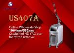 1064nm 532nm Sapphire Q Switch Tattoo Removal Machine 1500mj Pulse Energy