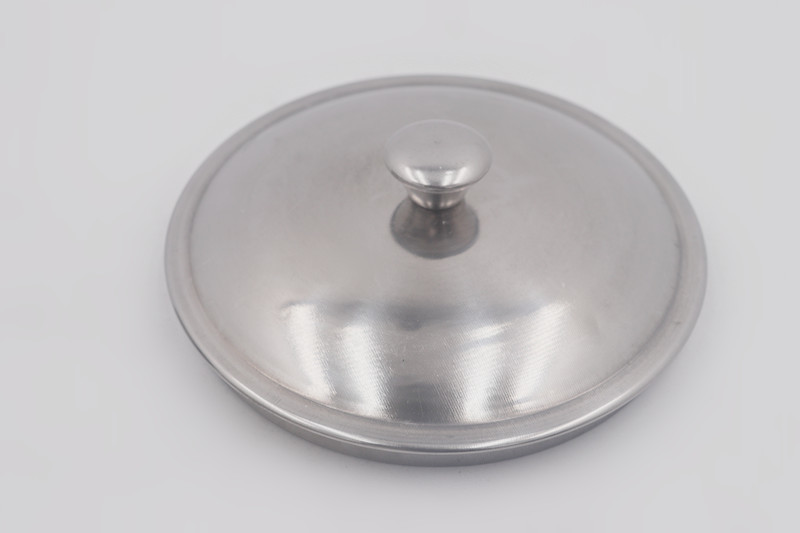 4pcs 10-13cm High quality stainless steel cup chrome soup cup with handle and lid