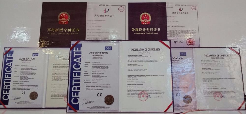 PLC Control Three Color Commercial Cookie Making Machine Chocolate Filled Cookie