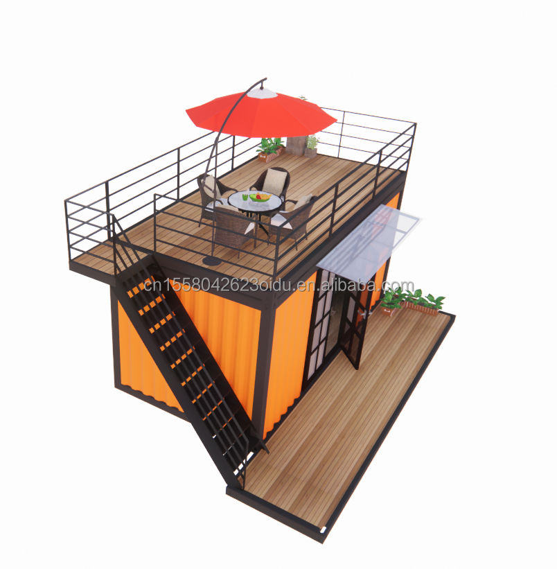Hotel 20 Foot Portable Container Clothes Shop Prefabricated Cafe Mobile Store Warehouse