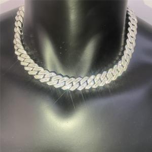 Wholesale Tester Miami Real VVS Cuban Link 9.25 Hardness Hip Hop Cuban Link Bling from china suppliers