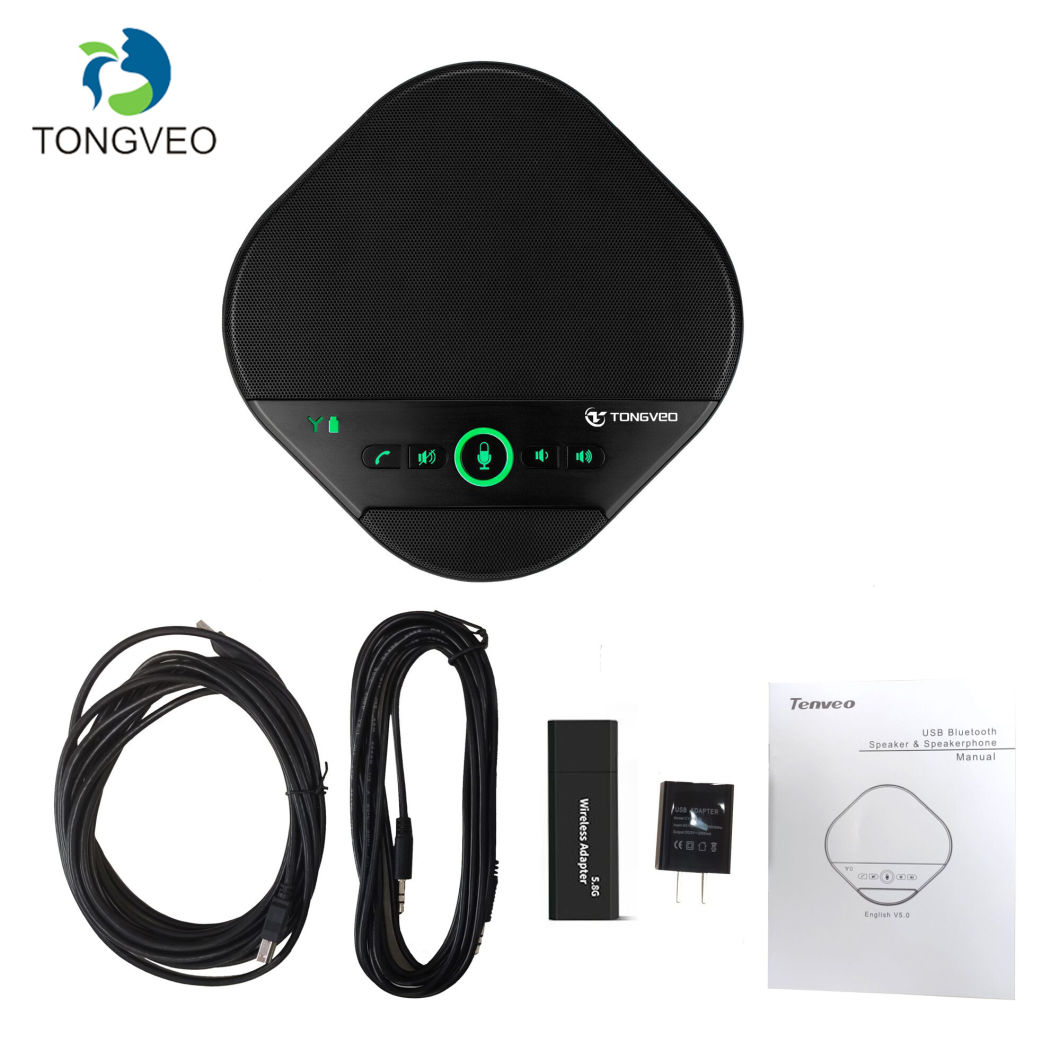 5.8g Conference Room Meeting Microphone Equipment for Skype Conference Speakerphone