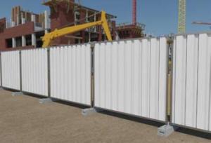 Wholesale M800 Cityfence RAL 9010 Heras Temporary Hoarding from china suppliers