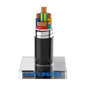 Wholesale Fire Resistant Black Sheath 4 Core Copper Armoured Cable from china suppliers