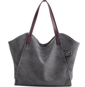 Wholesale High Capacity Shoulder Tote Bags For School Solida Color Non Fade Strong Handles from china suppliers