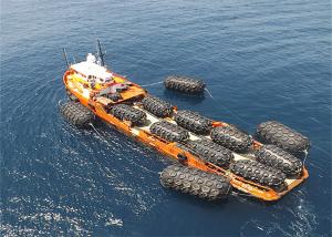 Wholesale Airplane Tyres YOKOHAMA Inflatable Marine Fender Ship To Ship Transfer from china suppliers