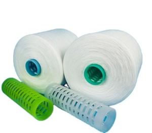 Wholesale Raw White 100% Spun Polyester Yarn Polyester twisted yarn 20/2 30/2 40/2 from china suppliers