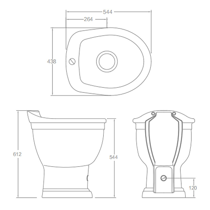 ARROW FM7807A Mop Tub , Ceramic Laundry Tub Sink For Bathroom Lavatory