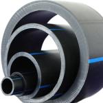 Water Supply Steel Plastic Composite Pipe Fused Polyethylene HDPE DN90 - 630