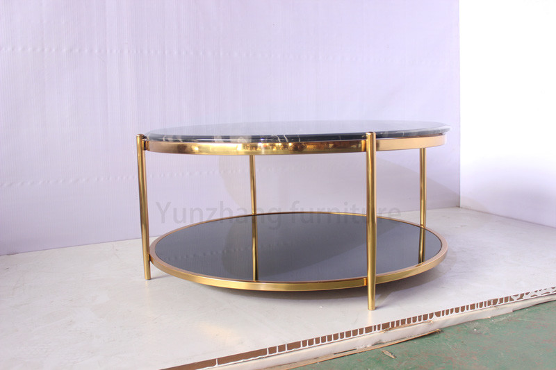 Luxury minimalist center coffee table living room furniture modern style
