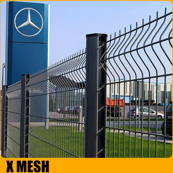 8X6FT 3D Hot Dipped Galvanized Anti-Climb Mesh Fence