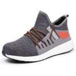 Stylish / Lightweight Steel Toe Sneakers Comfortable Slip Resistant Shoes