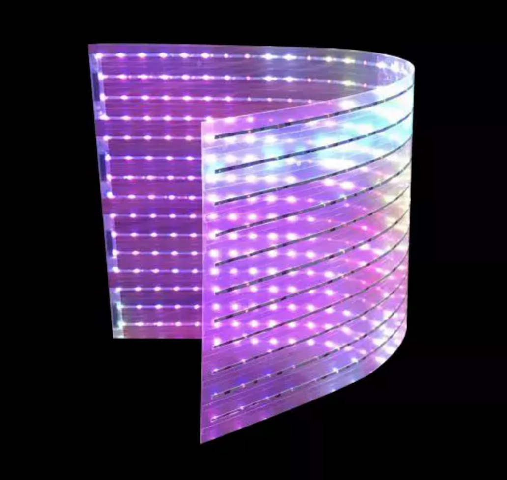 outdoor transparent film led screen
