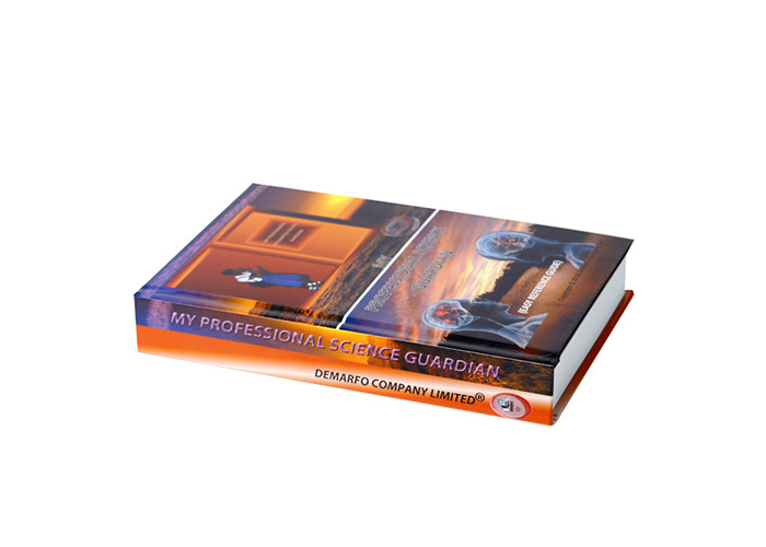 Binding Cover Hard Copy Book Printing With Light Coated Paper Pantone Color
