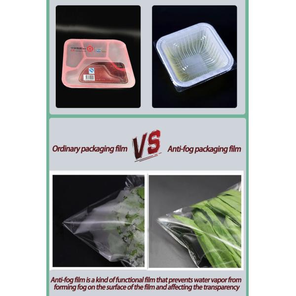 Custom Lunch Box Food Plastic Composite Sealing Film Roll GRS BRC