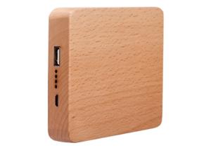 Wholesale 7800mAh Carved Wood Power Bank Customized Design Silk Screen Logo from china suppliers