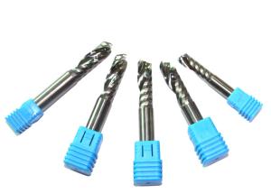 Wholesale Single Flute High Performance End Mills For Aluminum Copper 0.8μM Grain Size from china suppliers