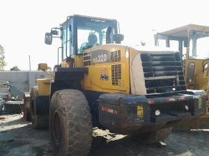 Wholesale Used Komatsu WA320 Wheel Loader 13T weight S6D108 engine with Original Paint from china suppliers
