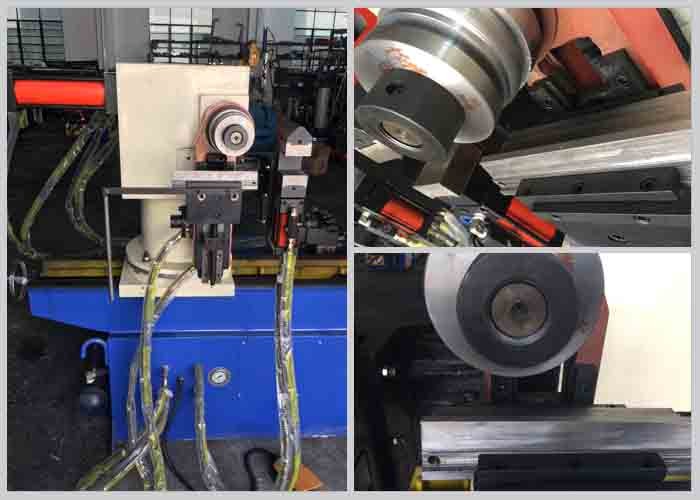 Double Head Aluminium Tube Bending Machine , High Safety Pipe Bending Equipment