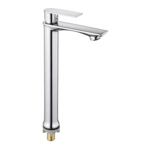 Wholesale Zinc Stylish Vessel Bathroom Single Cold Water Basin Taps In Chrome from china suppliers