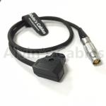 Flexible Soft Thin Power Cable for Red Epic Scarlet D Tap to 1B 6 Pin Female