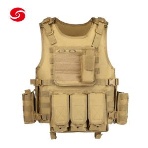 Wholesale Khaki Air Soft Security Military Plate Carrier Tactical Safety Vest for Shooting from china suppliers
