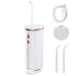 IPX7 Waterproof Mini Water Flosser 1650RPM/Min Collapsible Bottle Tank