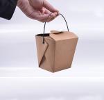 Take Out Rectangle Paper Chinese Noodle Lunch Box For Wholesale