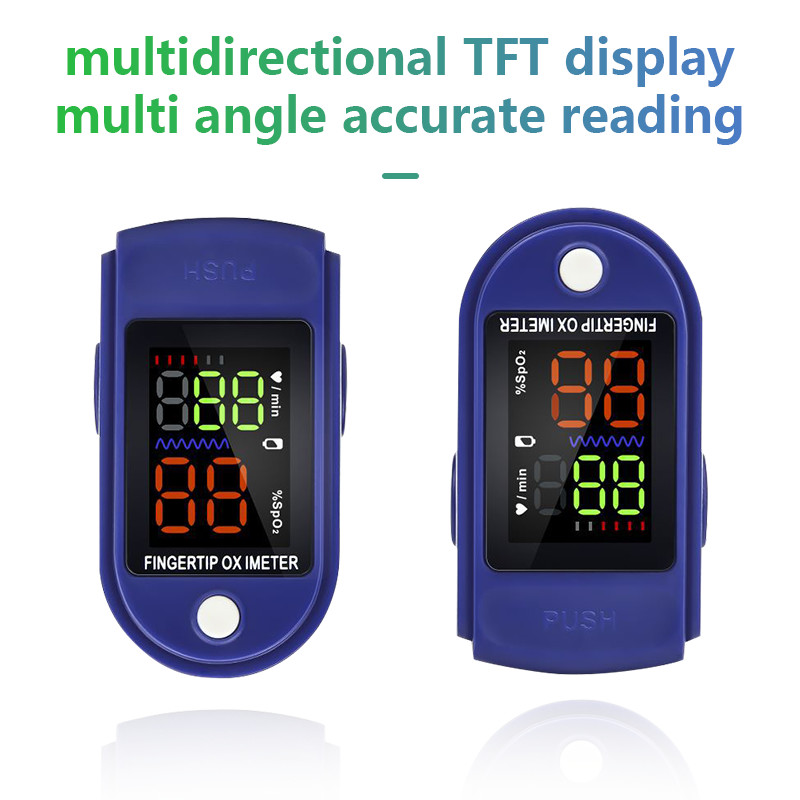 Accurate Fast Measurement Pulse Oximeter With Backlit Screen Low Power Consumption