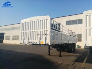 Wholesale 3 Axle 50 Tons Fence Cargo Trailer 18mm Thickness Rim from china suppliers