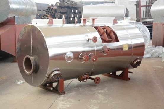 600 - 700kw Threaded Tube Waste Heat Recovery Boiler 0.8MPa Working Pressure