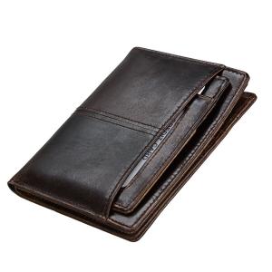 Wholesale 11cm*9cm*2cm Package Size Luxury Men Wallet Coin Purse Card Holder Short Wallet PU Leather from china suppliers
