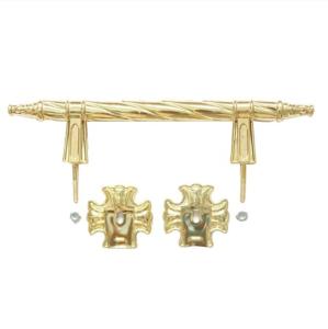 Wholesale Golden Color Adult Metal Casket Handle Plastic Outside Europe Style H9013 from china suppliers