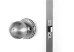 Stainless Steel Cylinder Door Knobs Handle Lockset for 70MM Backset door lock