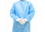 PP PE Non Woven Velcro Collar Disposable Protective Clothing