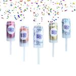 Mixed Metallic 18*5cm Push Pop Confetti Poppers