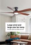 American Style Vintage Decorative Fan Ceiling 220v Winding Powered Ceiling Fan