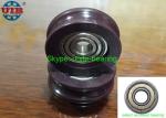 High Carbon Steel Bearing Housing Types , 605 ZZ Plastic Wrapped Wheel Bearing